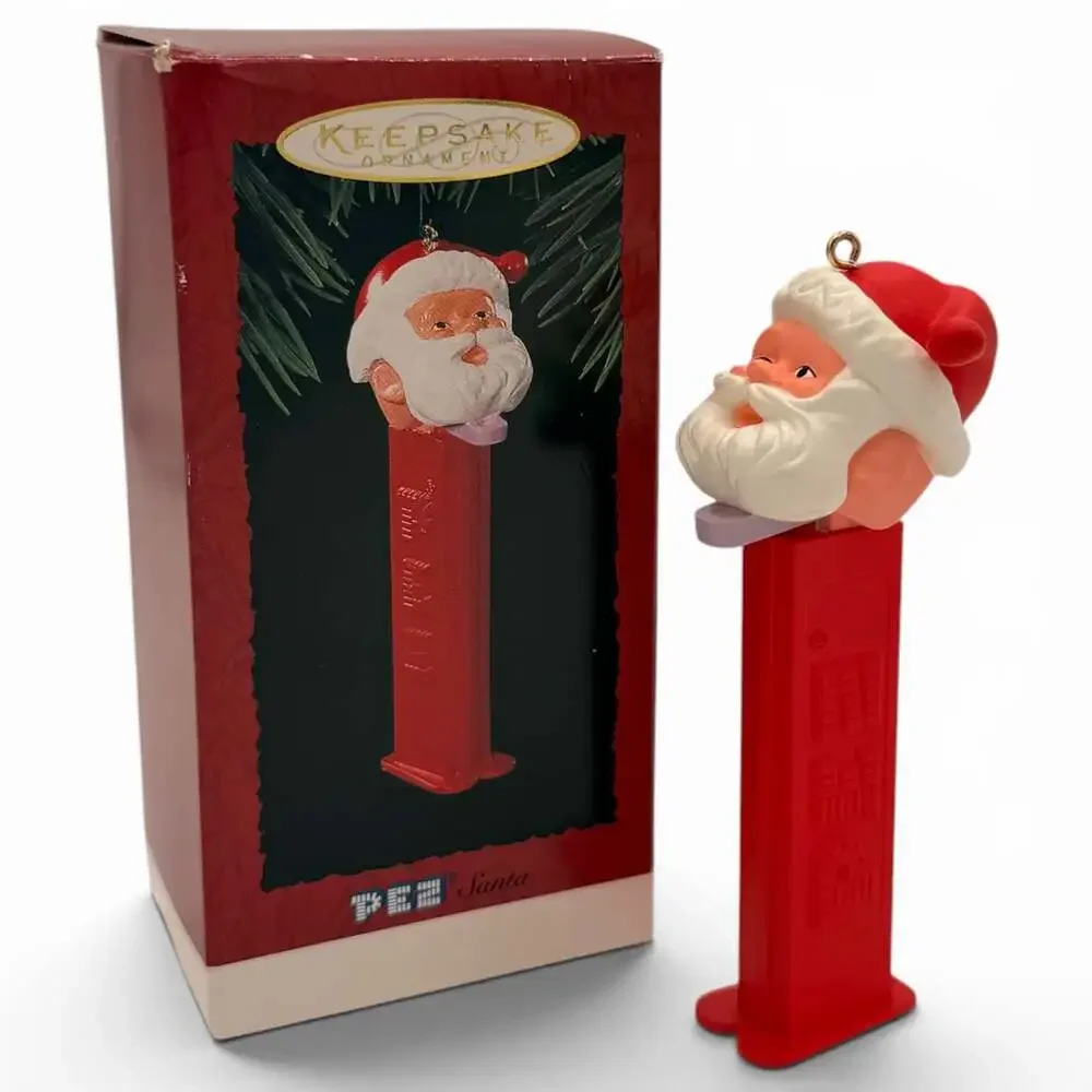 1995 Hallmark Keepsake PEZ Santa Christmas Ornament